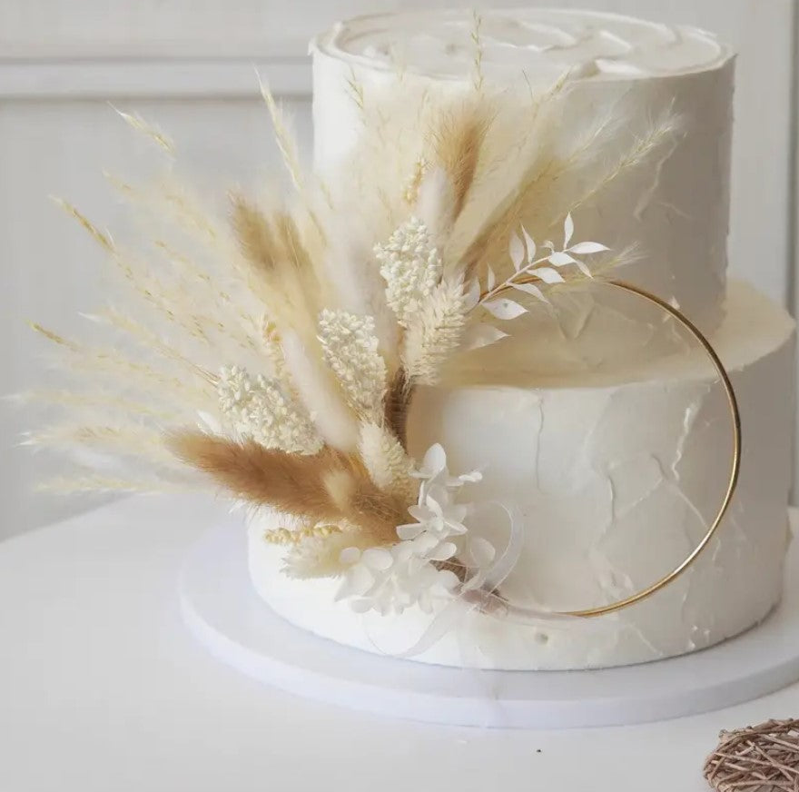 Dried Flower Cake Topper – Desert Dreams Dried Flowers