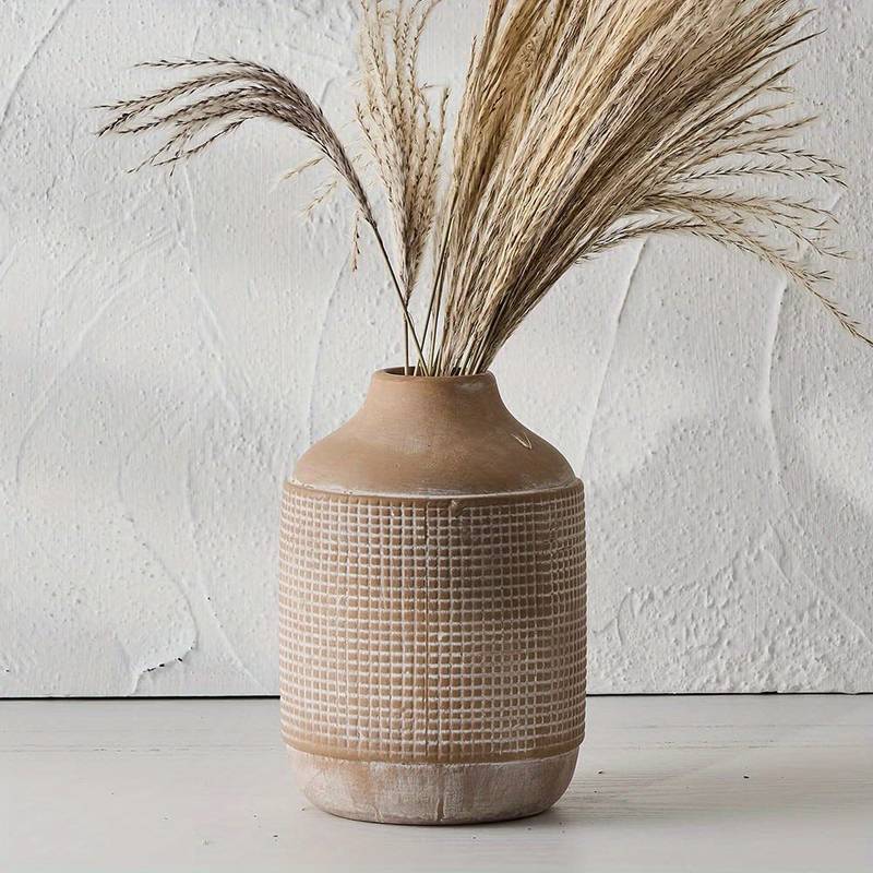 Rustic Farmhouse Ceramic Vase 