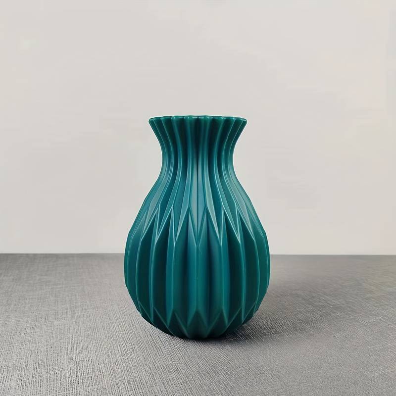 nordic style decorative ceramic vase in green