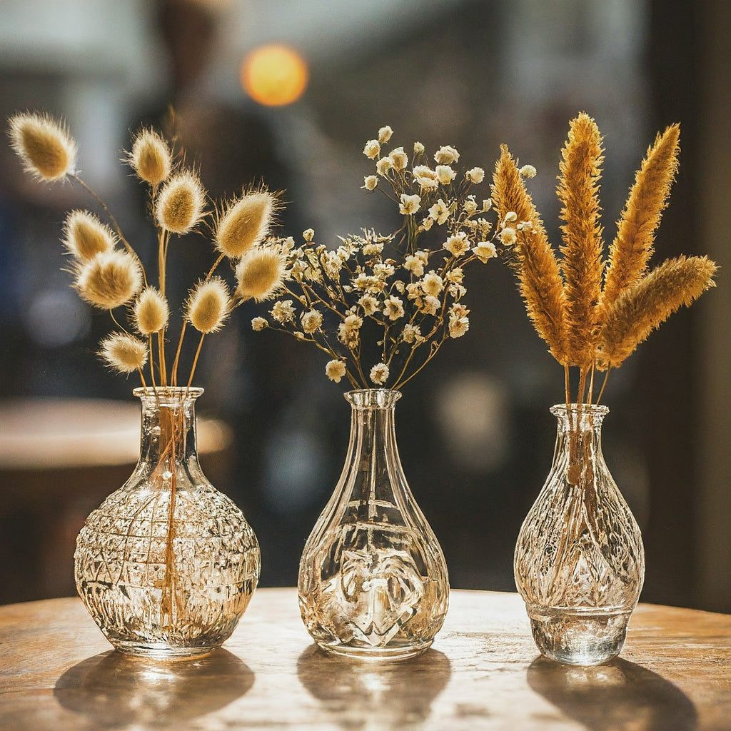 dried flower table decor for pubs restaurants hotels cafes