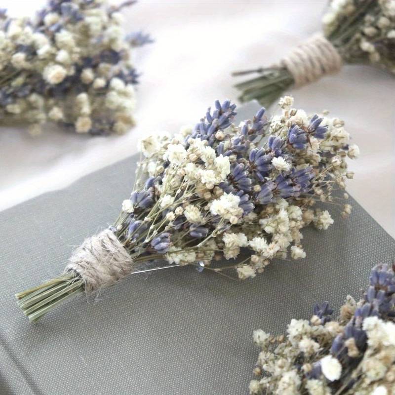 mini dried flower wedding favours decoration